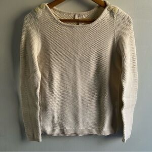 Cream Knit Women's Sweater